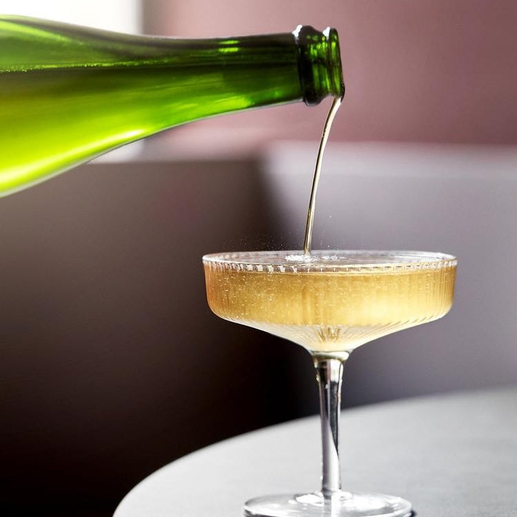 Verres - Verre à champagne | Ripple | Set de 2 - Ferm Living