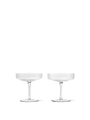 Verres - Verre à champagne | Ripple | Set de 2 - Ferm Living