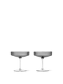 Verres - Verre à champagne | Ripple | Set de 2 - Ferm Living