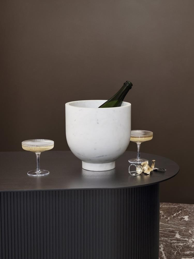 Verres - Verre à champagne | Ripple | Set de 2 - Ferm Living