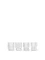 Verres - Verre à eau | Ripple | Set de 4 - Ferm Living