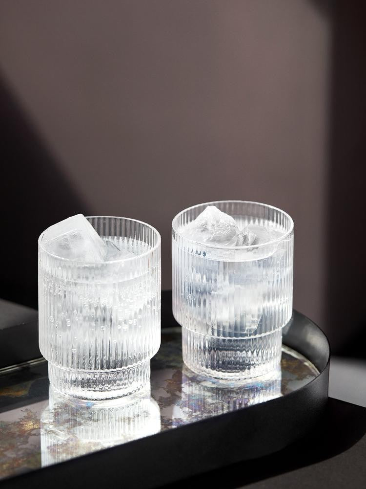 Verres - Verre à eau | Ripple | Set de 4 - Ferm Living