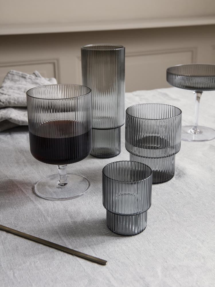 Verres - Verre à eau | Ripple | Set de 4 - Ferm Living