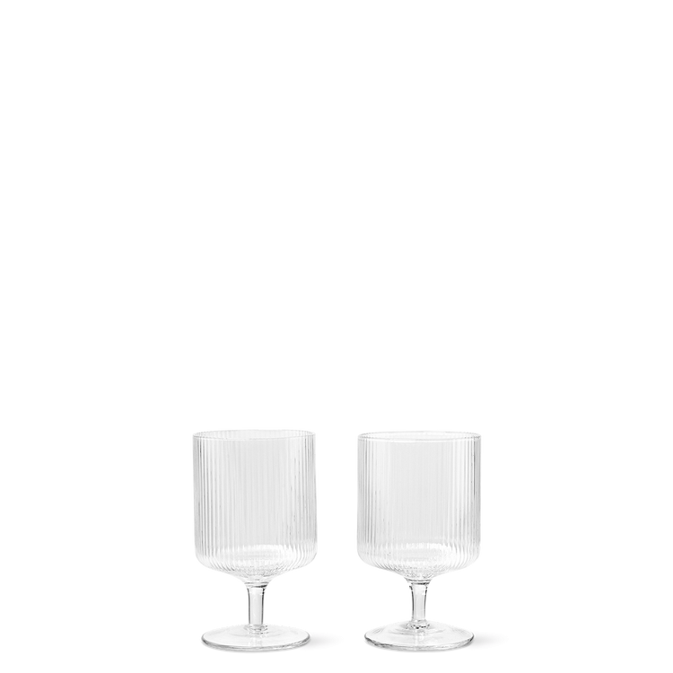 Verres - Verre à vin | Ripple | Set de 2 - Ferm Living