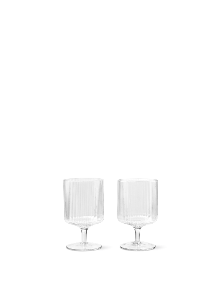 Verres - Verre à vin | Ripple | Set de 2 - Ferm Living