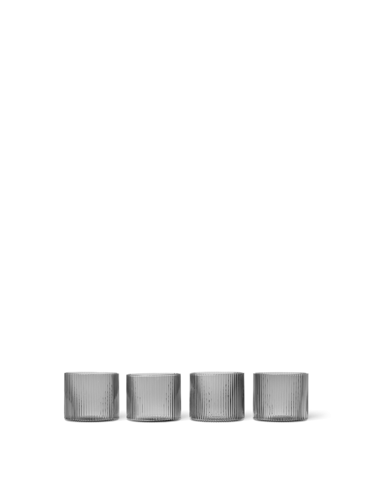 Verres - Verre bas | Ripple | Set de 4 - Ferm Living
