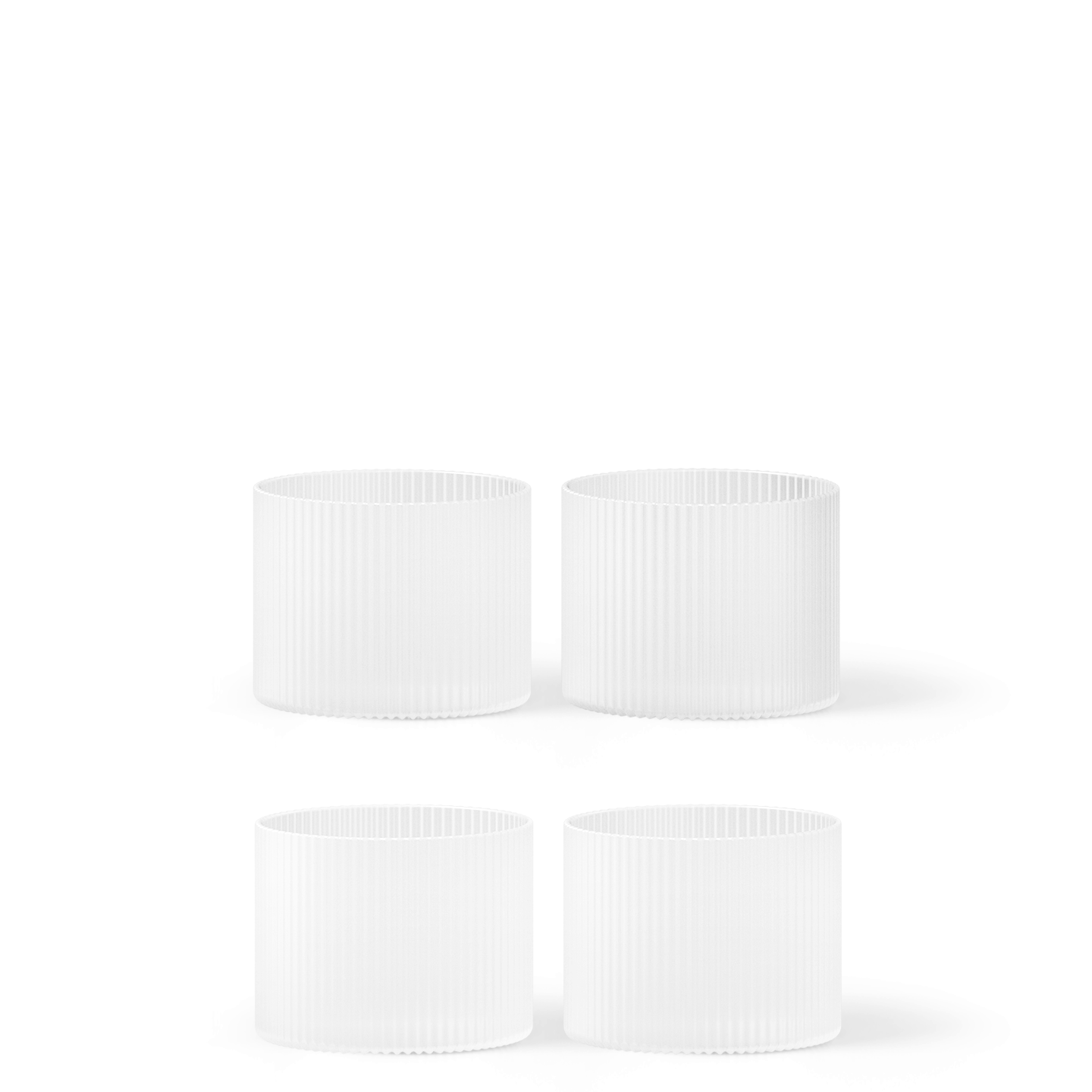 Verres - Verre bas | Ripple | Set de 4 - Ferm Living