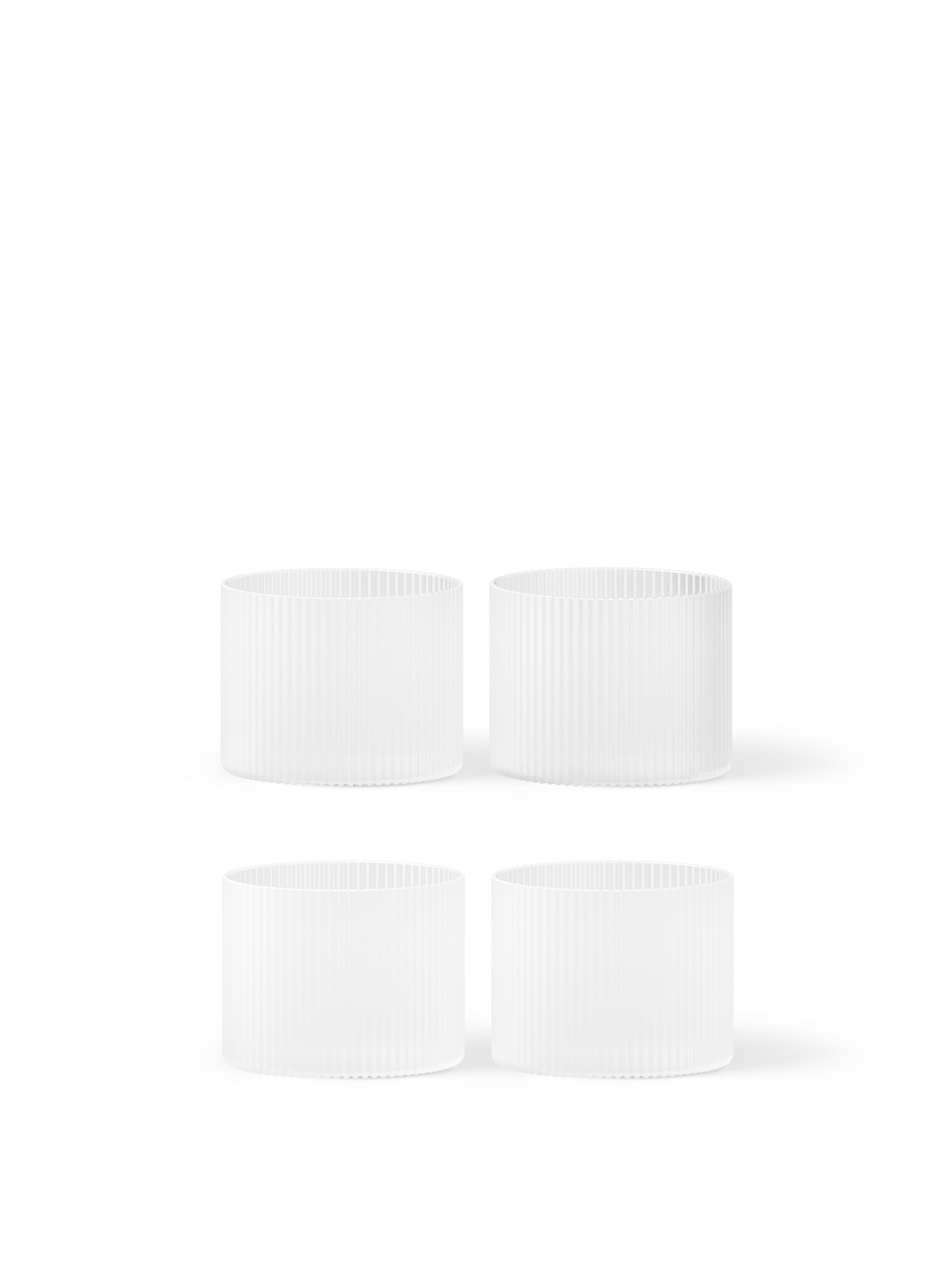 Verres - Verre bas | Ripple | Set de 4 - Ferm Living
