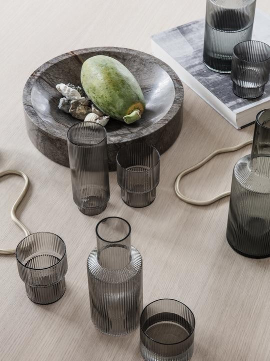 Verres - Verre long drink | Ripple | Set de 4 - Ferm Living