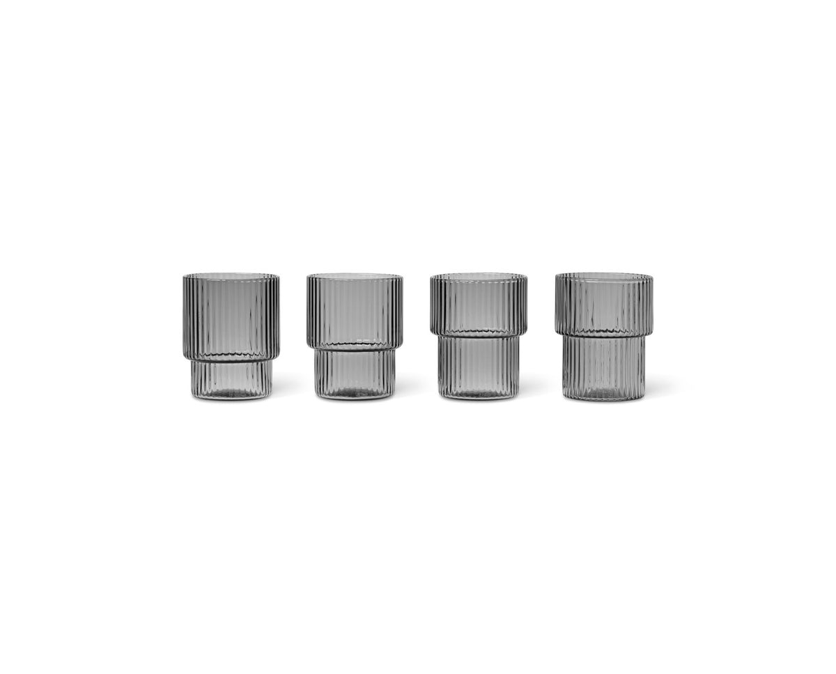 Verres - Produit Neuf | Verre | Ripple Small | Set de 4 - Ferm Living