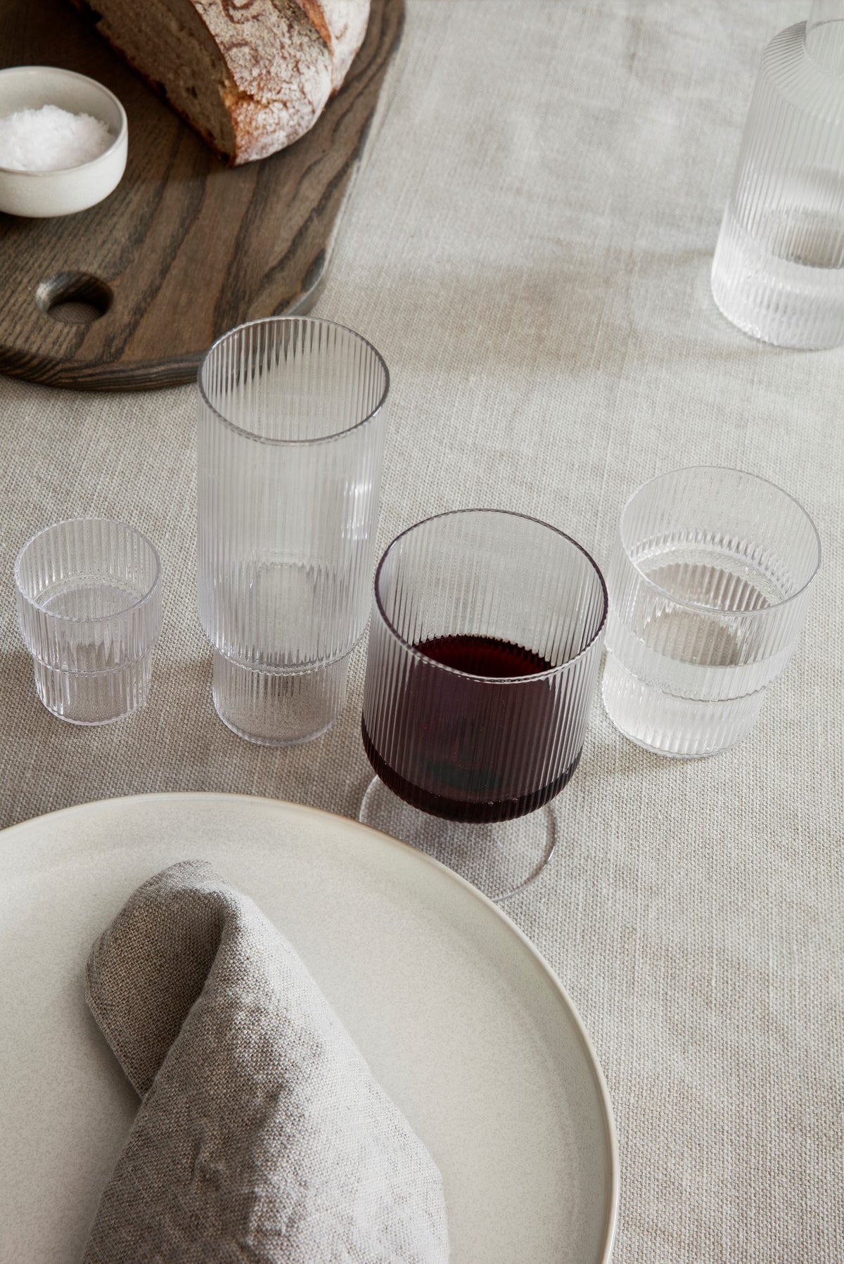 Verres - Produit Neuf | Verre | Ripple Small | Set de 4 - Ferm Living