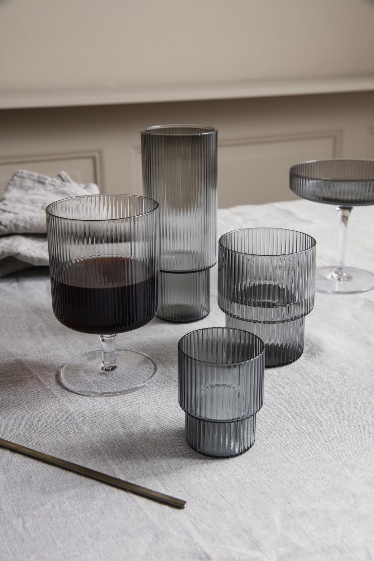 Verres - Produit Neuf | Verre | Ripple Small | Set de 4 - Ferm Living