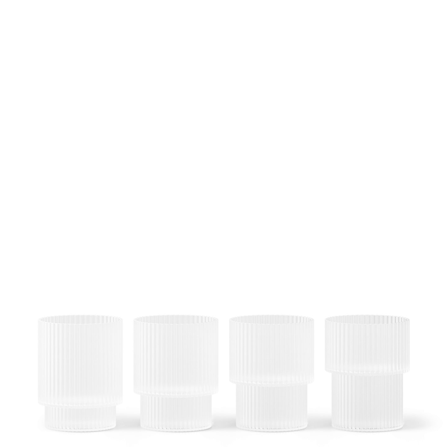 Verres - Produit Neuf | Verre | Ripple Small | Set de 4 - Ferm Living