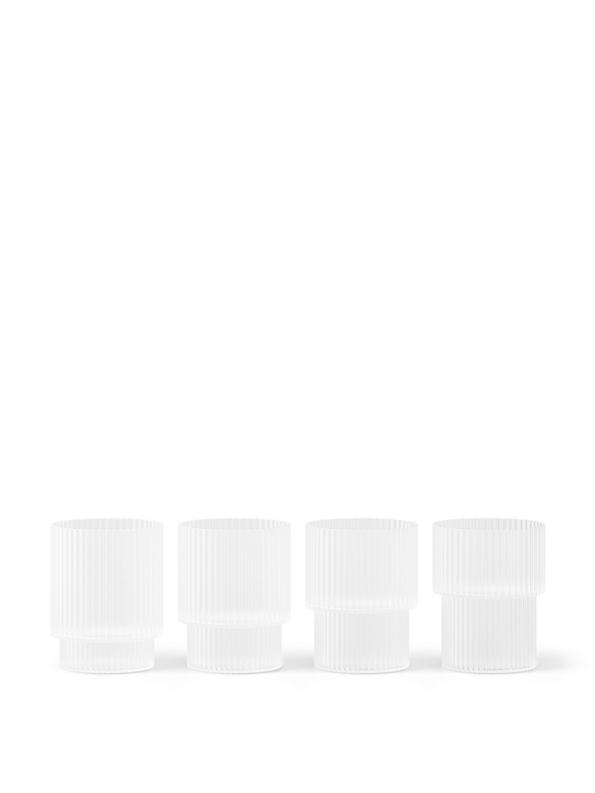 Verres - Produit Neuf | Verre | Ripple Small | Set de 4 - Ferm Living