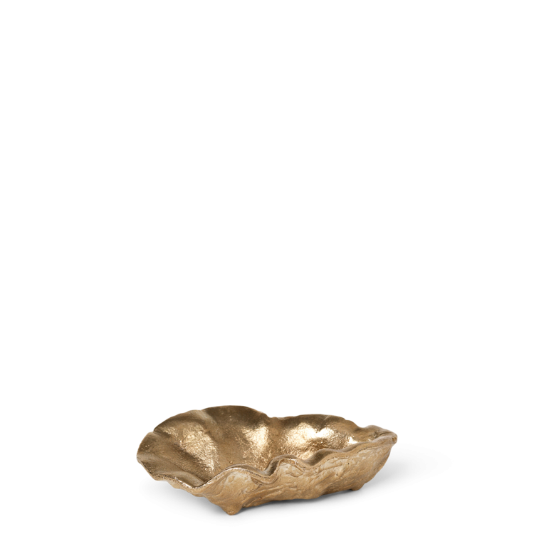 Vide-poches et plateaux - Vide poche en laiton Oyster Bowl - Ferm Living