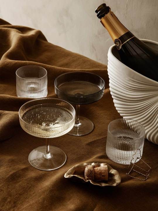 Vide-poches et plateaux - Vide poche en laiton Oyster Bowl - Ferm Living